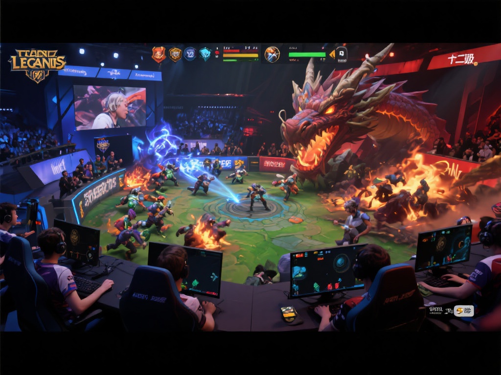 英雄联盟联赛直播：感受最紧张刺激的团战对决时刻